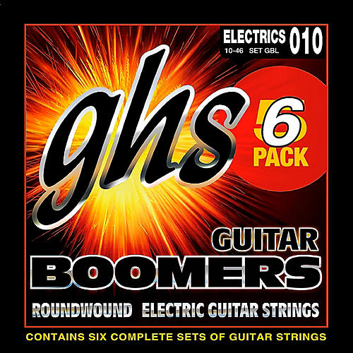 Boomers GBL Light Electric Guitar Strings (10-46) 5-Pack