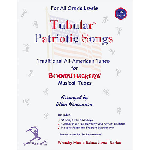Boomwhackers Tubes Tubular Patriotic Songs Book with CD