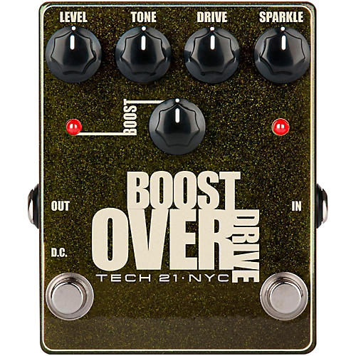 Tech 21 Boost Overdrive Effects Pedal | Musician's Friend