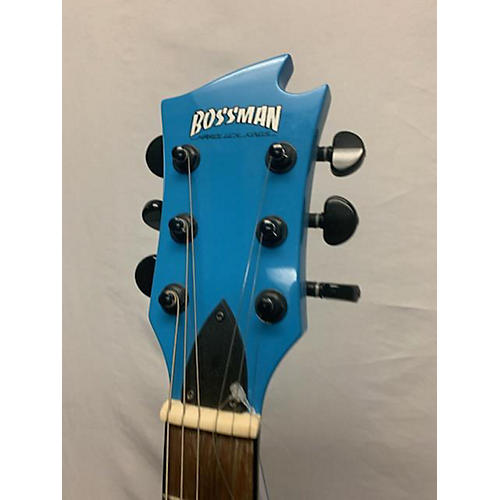 HardLuck Kings Bossman Solid Body Electric Guitar Blue