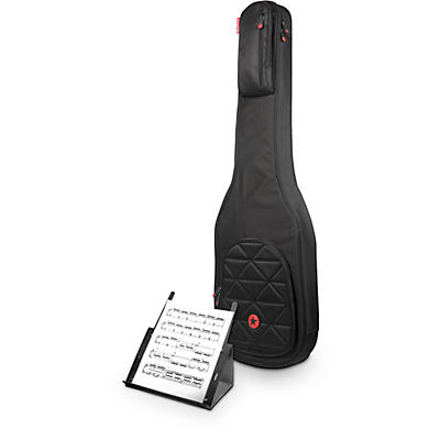 Road Runner Boulevard II Electric Bass Gig Bag w/ PROP-IT Portable Music Stand