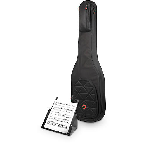 Road Runner Boulevard II Electric Bass Gig Bag w/ PROP-IT Portable Music Stand