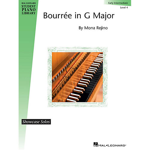 Bourrée in G Major Piano Library Series by Mona Rejino (Level Early Inter)