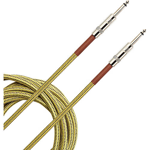 D'Addario Braided Instrument Cable 15 ft. Tweed