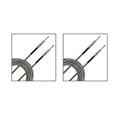 D'Addario Braided Instrument Cable 2-Pack