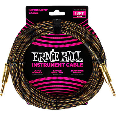 Ernie Ball Braided Instrument Cable Straight/Straight