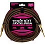 Ernie Ball Braided Instrument Cable Straight/Straight 18 ft. Pay Dirt