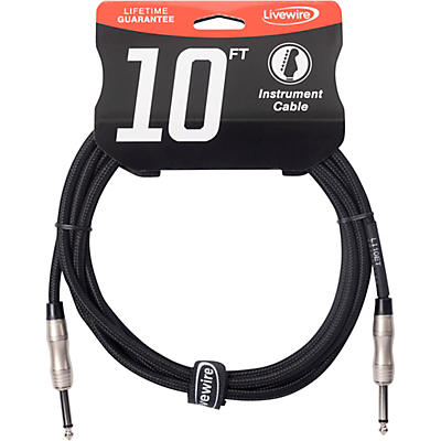 Livewire Braided Instrument Cable With Ergonomic Connectors