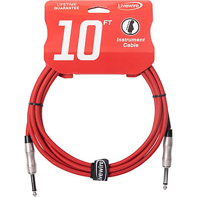 Livewire Braided Instrument Cable With Ergonomic Connectors