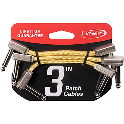 Livewire Braided Patch Cables 3-Pack