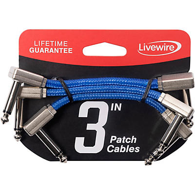 Livewire Braided Patch Cables 3-Pack