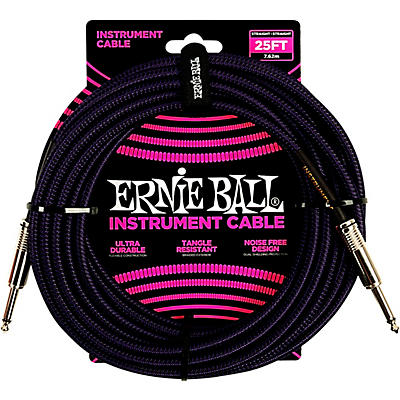 Ernie Ball Braided Straight to Straight Instrument Cable