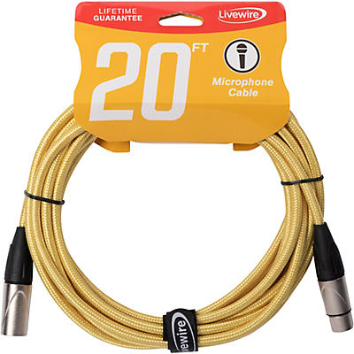 Livewire Braided XLR Microphone Cable