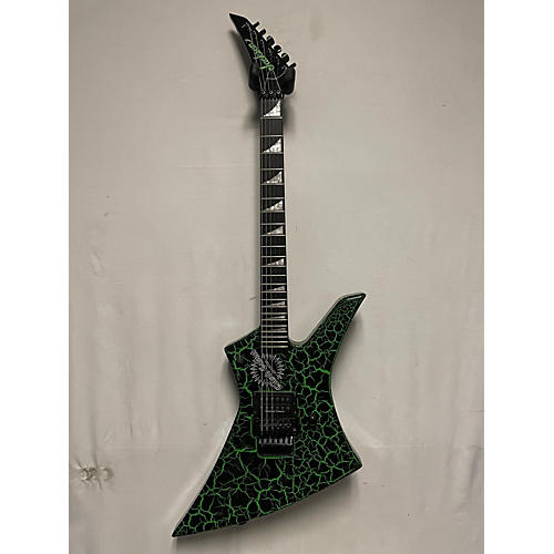 Jackson Brandon Ellis Signature Kelly Solid Body Electric Guitar Green Crackle