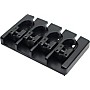 Hipshot Brass A-Style Bass Bridge Mount 1 - No String Through Black