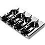 Hipshot Brass A-Style Bass Bridge Mount 2 - String-Through Chrome