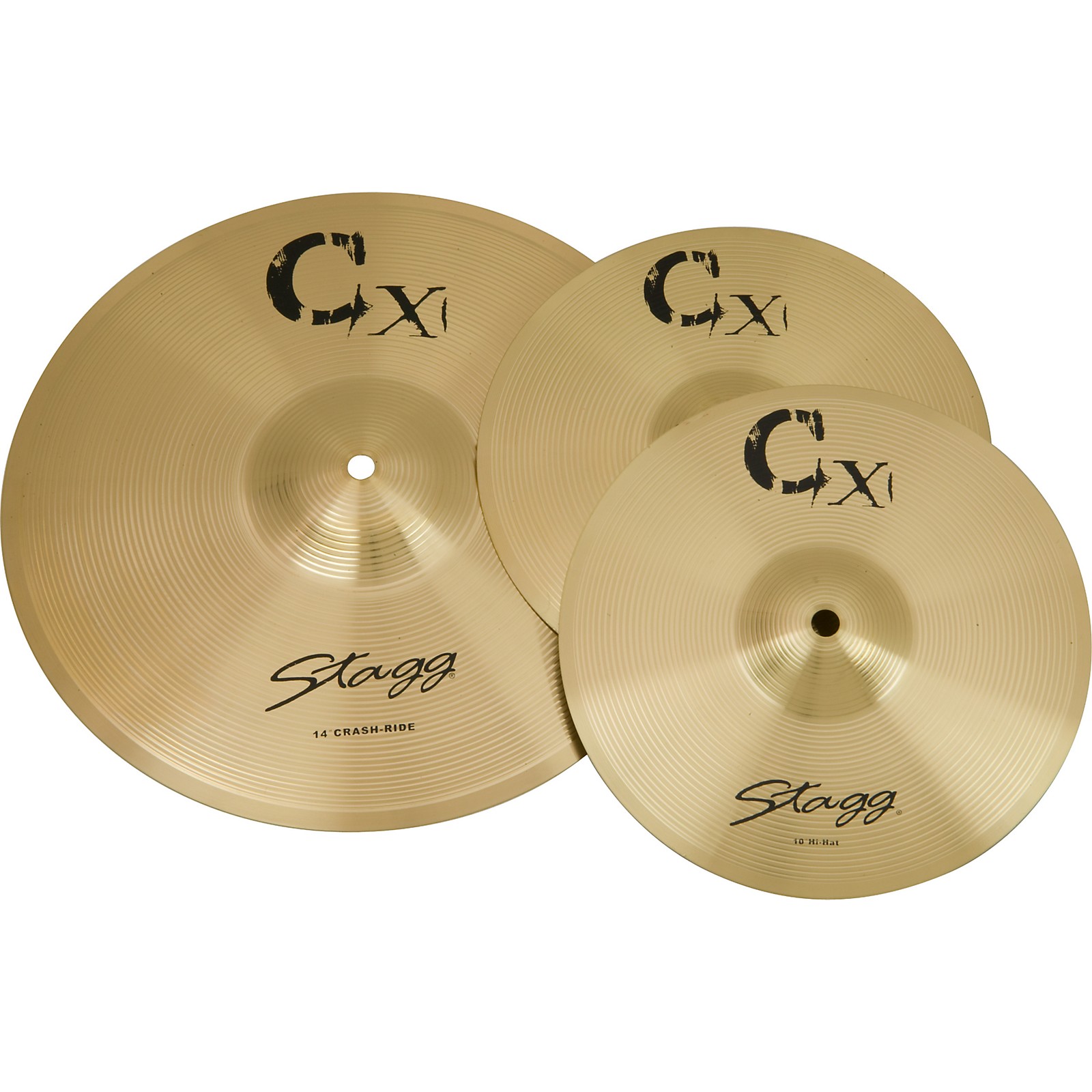 Stagg Brass Cymbal 3Pack Musician's Friend