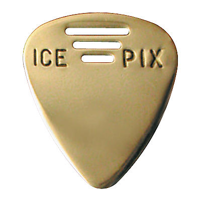 Ice Pix Brass Guitar Picks - 3 Pack