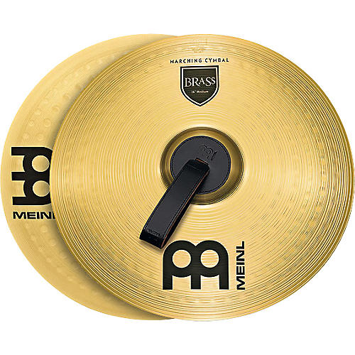 MEINL Brass Marching Medium Cymbal Pair 16 in.