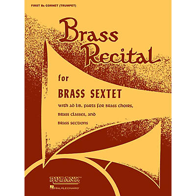Rubank Publications Brass Recital (for Brass Sextet) (Bass/Tuba in C (B.C.)) Ensemble Collection Series