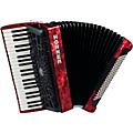 Hohner Bravo III 120 Accordion With Black Bellows RedRed