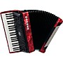 Hohner Bravo III 120 Accordion With Black Bellows Red