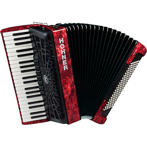 Hohner Bravo III 120 Accordion With Black Bellows Condition 2 - Blemished Red 197881041816