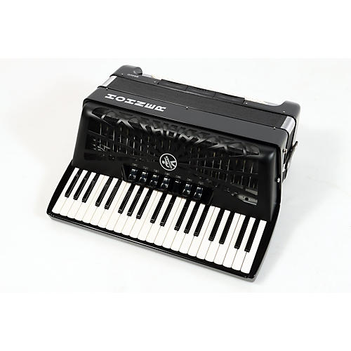 Hohner Bravo III 120 Accordion With Black Bellows Condition 3 - Scratch and Dent Black 197881345969