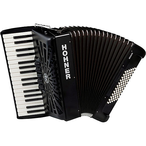 Hohner Bravo III 72 Accordion With Black Bellows Condition 1 - Mint Black