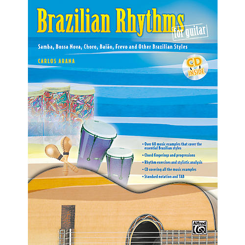 Alfred Brazilian Rhythms for Guitar - Book/Cd