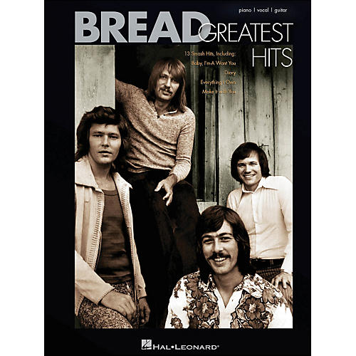 Hal Leonard Bread Greatest Hits arranged for piano, vocal, and guitar (P/V/G)