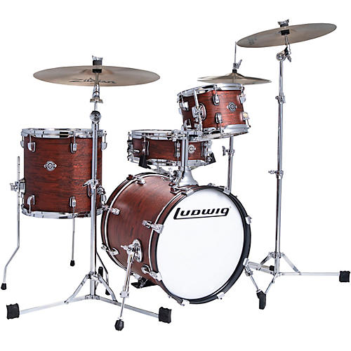 Ludwig Breakbeats by Questlove 4-Piece Shell Pack Mojave Red Swirl