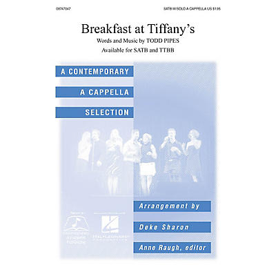 Hal Leonard Breakfast at Tiffany's SATB a cappella arranged by Deke Sharon