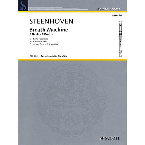 Breath Machine (Alto Recorder Duet Performance Score) Woodwind Series Softcover