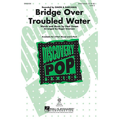 Hal Leonard Bridge Over Troubled Water (Discovery Level 3) 3-Part Mixed by Simon & Garfunkel arranged by Roger Emerson