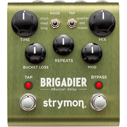 Strymon Brigadier dBucket Delay Bucket Effects Pedal Condition 2 - Blemished Green 197881196325