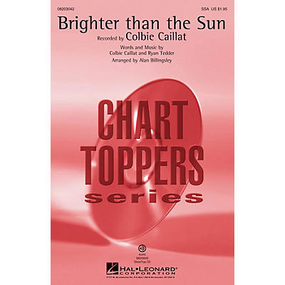 Hal Leonard Brighter Than the Sun ShowTrax CD by Colbie Caillat Arranged by Alan Billingsley