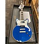 Used D'Angelico Brighton Ltd Solid Body Electric Guitar Blue Sapphire