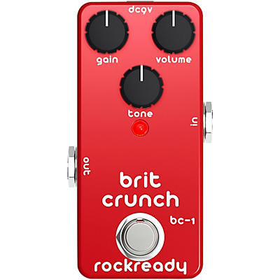 rockready Brit Crunch Mini Guitar Effect Pedal