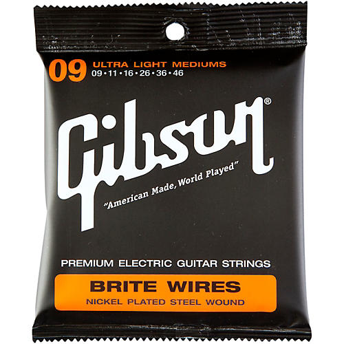 Brite Wires Ultra Light Custom Guitar Strings 3 Pack