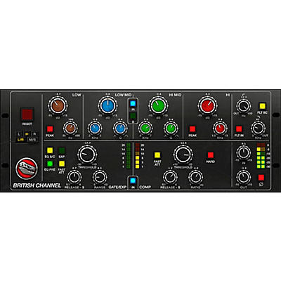 IK Multimedia British Channel Strip Plug-in (Software Download)