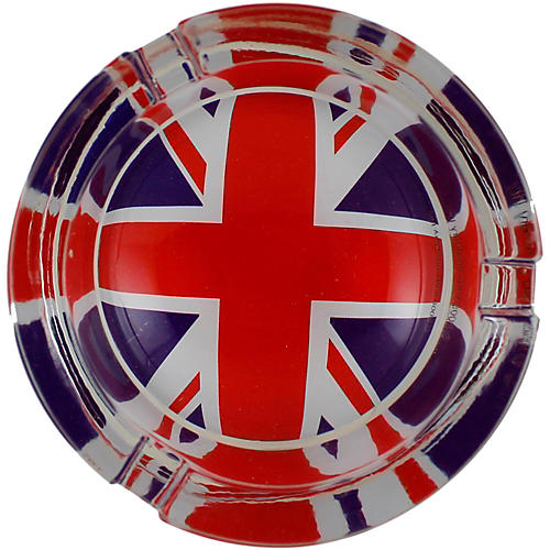 British Flag Glass Ashtray