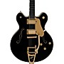 Gretsch Guitars Broadkaster LX Center Block With String-Thru Bigsby and Gold Hardware Electric Guitar Black
