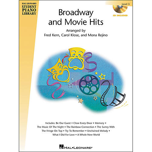 Broadway And Movie Hits Level 3 Book/CD Hal Leonard Student Piano Library