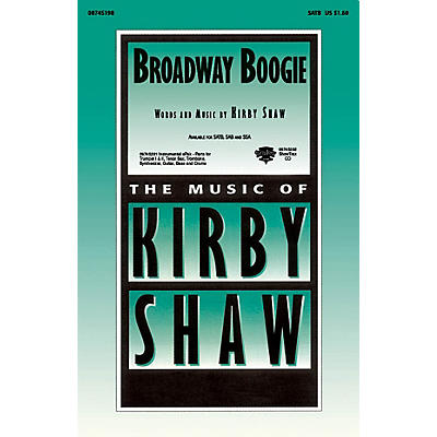 Hal Leonard Broadway Boogie SSA Composed by Kirby Shaw