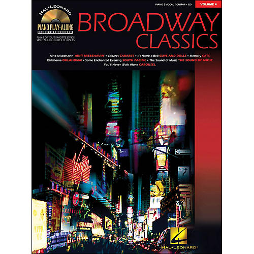Broadway Classics Piano Play-Along Volume 4 Book/CD arranged for piano, vocal, and guitar (P/V/G)