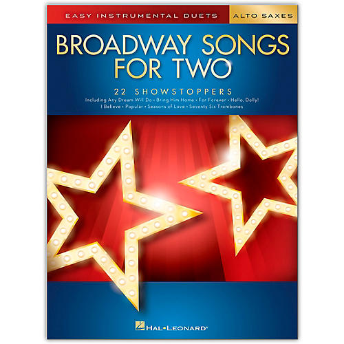 Broadway Songs for Two Alto Saxophones  - Easy Instrumental Duets