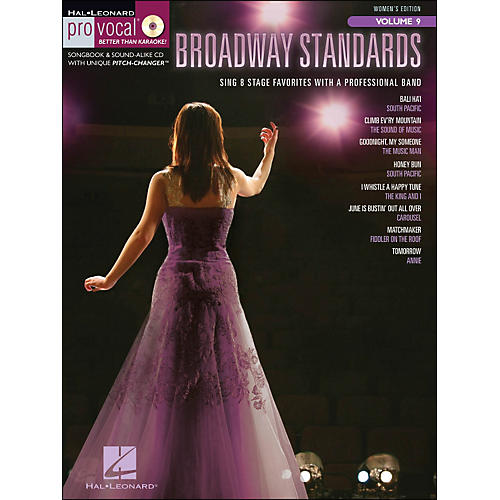 Broadway Standards - Pro Vocal Songbook & CD for Female Singers Volume 9