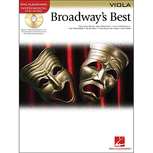 Broadway's Best For Viola Book/CD