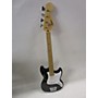 Used Squier Bronco Electric Bass Guitar Black